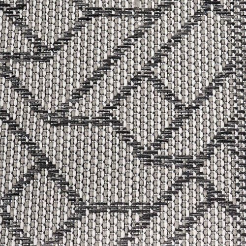 Tapis Exterieur 76 X 150 Cm Beige, Gris, Motif Géométrique Kilim Erus, Design Authentique Et Durable