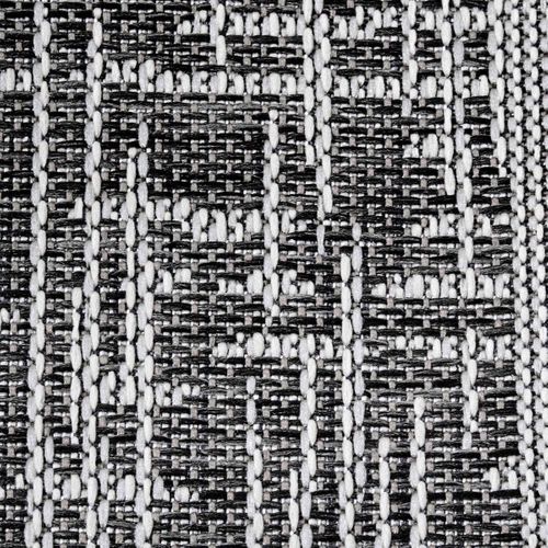 Tapis Exterieur 63 X 120 Cm, Marron, Beige, Kilim Géométrique, Tissage Plat Authentique, Telu