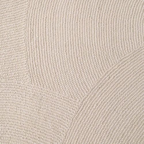 Tapis Chambre 80 X 150 Cm, Ecru, Laine Tissée à La Main, Eleni, Confort Chaleureux