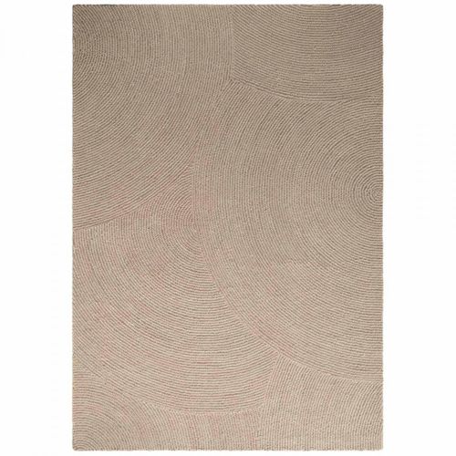Tapis Chambre 80 X 150 Cm, Beige, Laine Tissée à Main, Motif Géométrique, Eleni, Chaleur Authentique