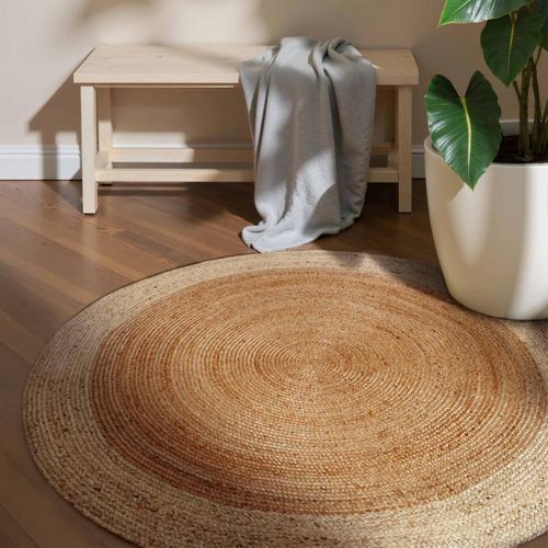 Tapis Rond 240x240 Cm Rond Jute Or Jute K
