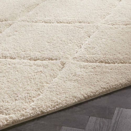 Tapis Berbère 80 X 150 Cm, Beige, Blanc, Motif Géométrique, Colin, Confort Intérieur Authentique