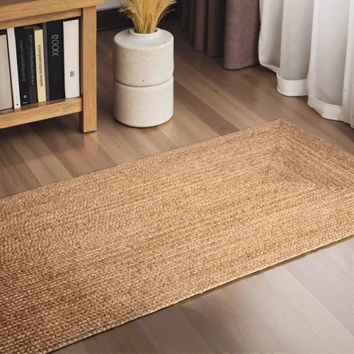 Tapis Salon 160x230cm Jute Marron Jute L