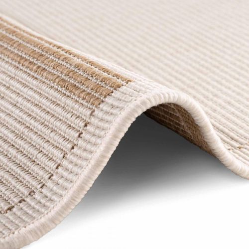 Tapis Exterieur 120 X 170 Cm, Géométrique Kilim Authentique, Beige, Marron, Sventi, Entretien Facile