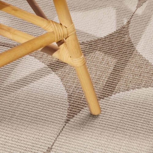 Tapis Exterieur 120 X 170 Cm, Géométrique Kilim Authentique, Beige, Marron, Sventi, Entretien Facile