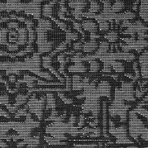 Tapis Exterieur 160 X 230 Cm, Motif Oriental Kilim Authentique, Idéal Terrasse, Gris, Noir