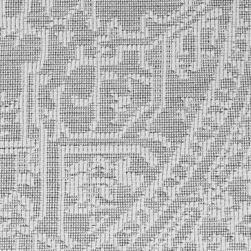 Tapis Exterieur 120 X 170 Cm Blanc, Gris, Motif Oriental Kilim, Norient, Tissé Résistant