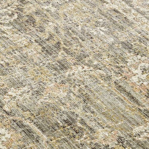 Tapis Exterieur 80 X 200 Cm, Beige, Gris, Marron, Kilim Oriental, Structure Tissée Authentique