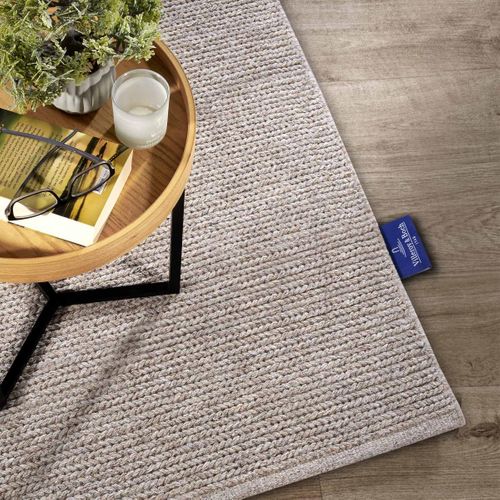 Tapis Kilim 60 X 90 Cm, Beige Et Rose, Laine Tissée à La Main, Francois, Authentique Et Chaleureux