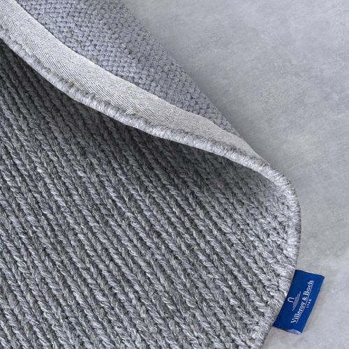 Tapis Rond 160x160 Cm Rond Laine Argenté Francois