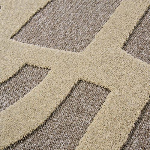 Tapis Kilim 200 X 290 Cm Beige, Marron, Motif Géométrique Authentique Et Original, Therese