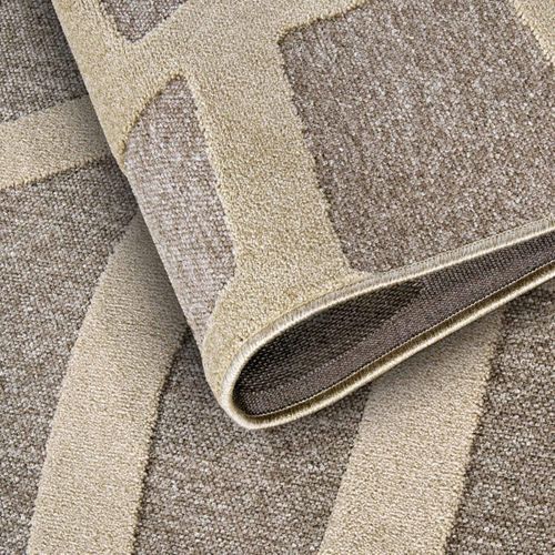 Tapis Kilim 200 X 290 Cm Beige, Marron, Motif Géométrique Authentique Et Original, Therese