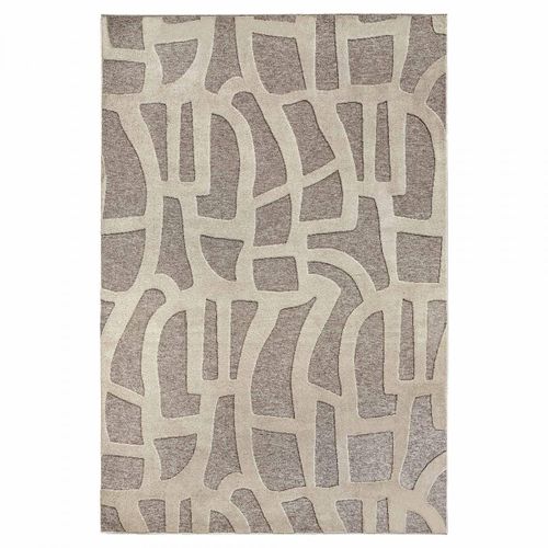 Tapis Kilim 200 X 290 Cm Beige, Marron, Motif Géométrique Authentique Et Original, Therese