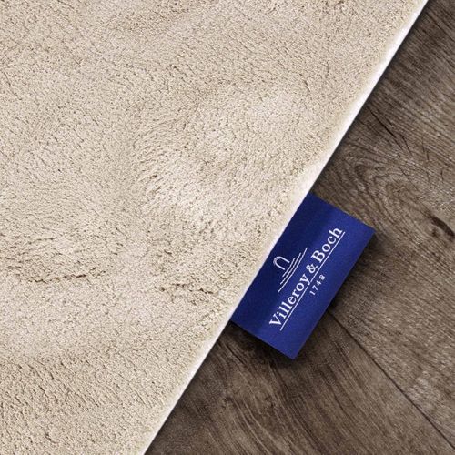 Tapis Rond 160x160 Cm Rond Polyester Gris Clair Leon