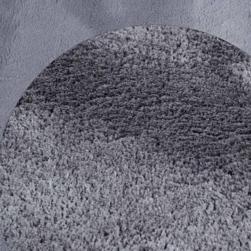 Tapis Salon 200 X 290 Cm, Motif Uni Épuré, Bleu Et Gris, Leon, Entretien Facile, Structure Dense