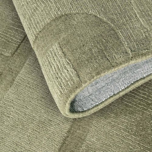 Tapis Salon 120x170cm Laine Vert Alexis