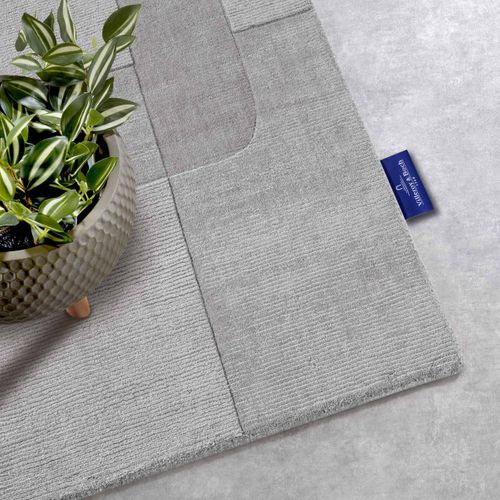 Tapis Chambre, 80 X 150 Cm, Laine Noble, Motif Géométrique, Tissé à La Main, Design Chaleureux