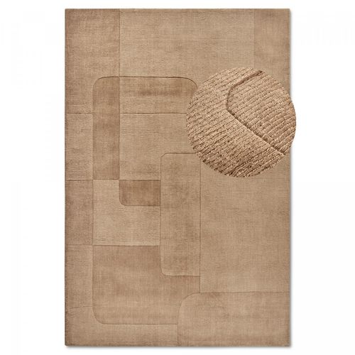 Tapis Salon 80 X 250 Cm, Laine Tissée à La Main, Motif Géométrique Authentique, Charlotte