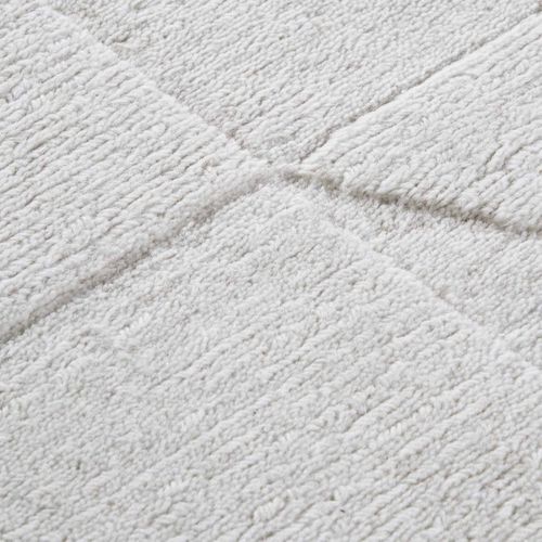 Tapis Chambre 80 X 150 Cm, Laine Tissée Main, Géométrique, Structure Relief Et Design Chaleureux