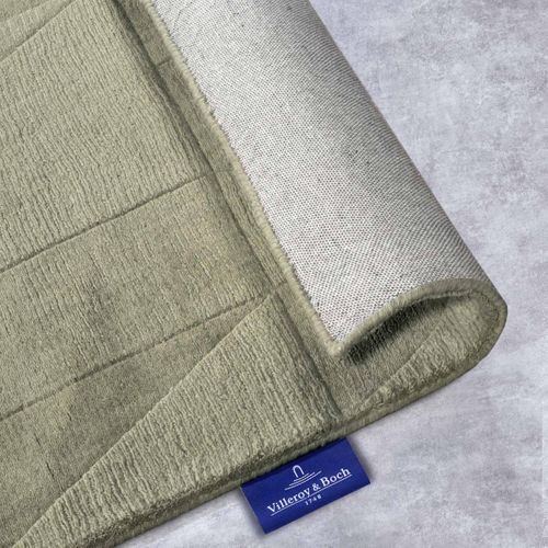 Tapis Chambre 120 X 170 Cm, Vert, Beige, Laine Chaleureuse, Tissé à La Main, Ursule Authentique