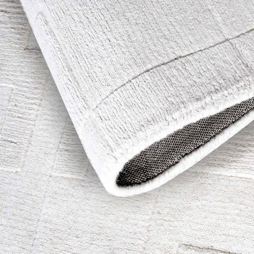 Tapis Salon 190x280cm Laine Crème Wilhelmine