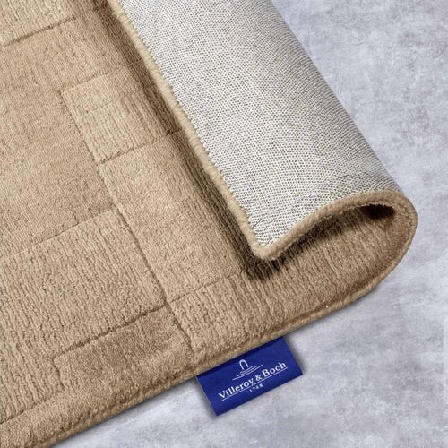 Tapis Salon 80 X 250 Cm, Beige, Marron, Laine Tissée à La Main, Motif Géométrique Authentique