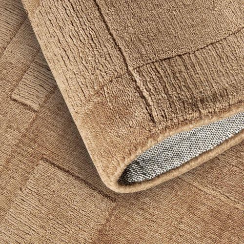 Tapis Salon 80x250cm Laine Marron Wilhelmine