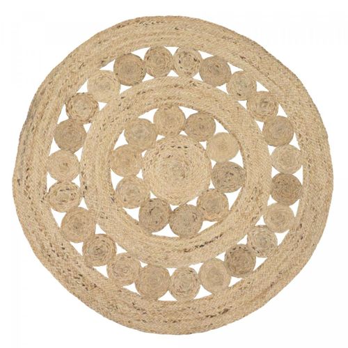 Tapis Rond 150x150 Rond Jt Rondi Ecru , Tapis Jute Artisanal