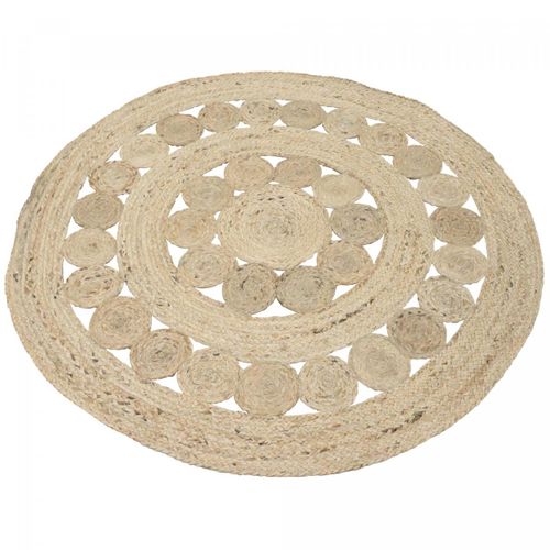 Tapis Rond 150x150 Rond Jt Rondi Ecru , Tapis Jute Artisanal
