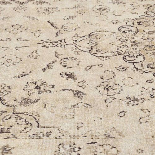 Tapis Entrée 120 X 170 Cm Beige, Gris, Kilim Graphique, Lyn11 Vintage B, Original Et Structuré