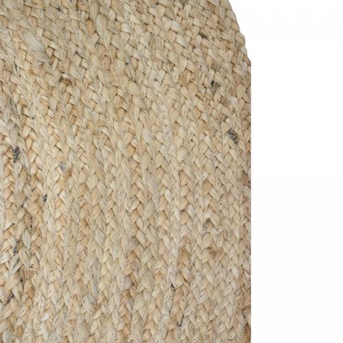 Tapis Rond Ø200cm Fait à La Main En Jute Motif Uni Pour Salon Sunny