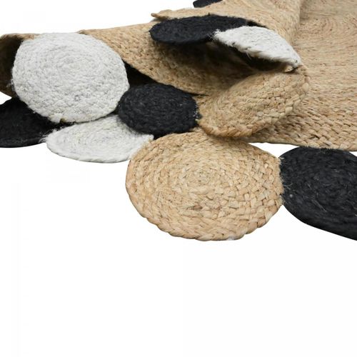 Tapis Rond 80x80 Rond Jt Rondi Ecru , Tapis Jute Artisanal
