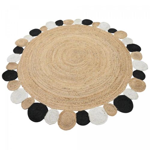 Tapis Rond 80x80 Rond Jt Rondi Ecru , Tapis Jute Artisanal