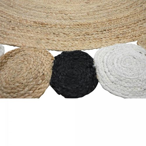 Tapis Rond 80x80 Rond Jt Rondi Ecru , Tapis Jute Artisanal
