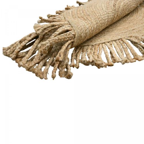 Tapis Rond 100x100 Rond Jt Satch Ecru , Tapis Jute Artisanal