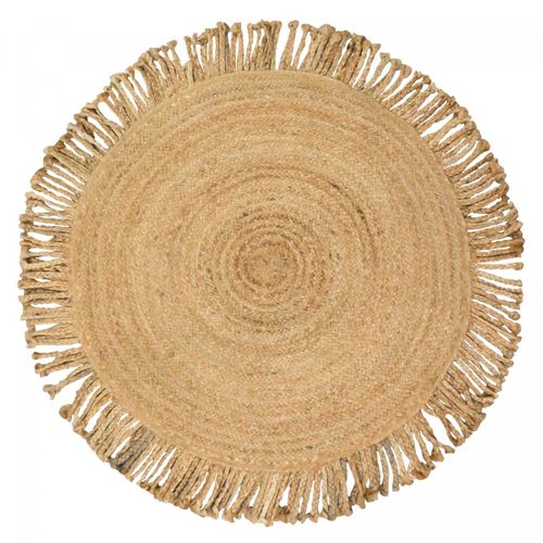 Tapis Rond 100x100 Rond Jt Satch Ecru , Tapis Jute Artisanal
