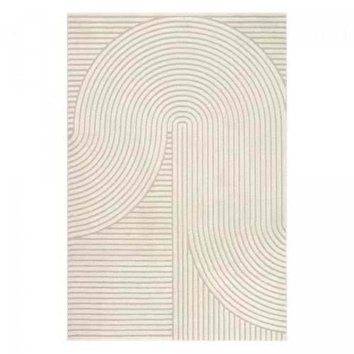 Tapis Entrée 80x150 Tissé Beige Rectangle Motif Simple Lyn9 B