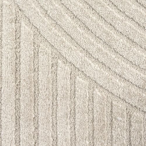 Tapis Entrée 80x150 Tissé Beige Rectangle Motif Simple Lyn9 B