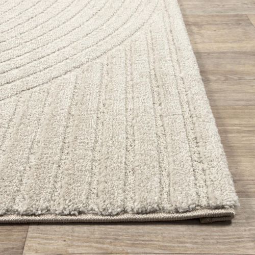 Tapis Salle à Manger 200x290 Tissé Beige Rectangle Motif Simple Lyn9 B