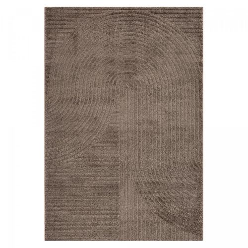 Tapis Bureau 140x200 Tissé Marron Rectangle Motif Simple Lyn9 B