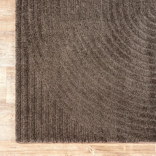 Tapis Salle De Réception 160x230 Tissé Marron Rectangle Motif Simple Lyn9 B