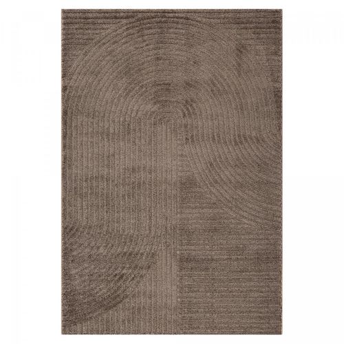 Tapis Salle De Réception 160x230 Tissé Marron Rectangle Motif Simple Lyn9 B
