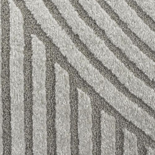 Tapis Entrée 80x150 Tissé Gris Rectangle Motif Simple Lyn9 B