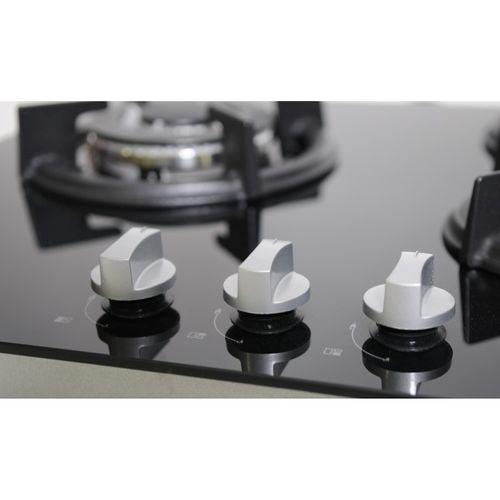 Tg3v-115/b - Plaque De Cuisson gaz 3 foyers Verre Noir