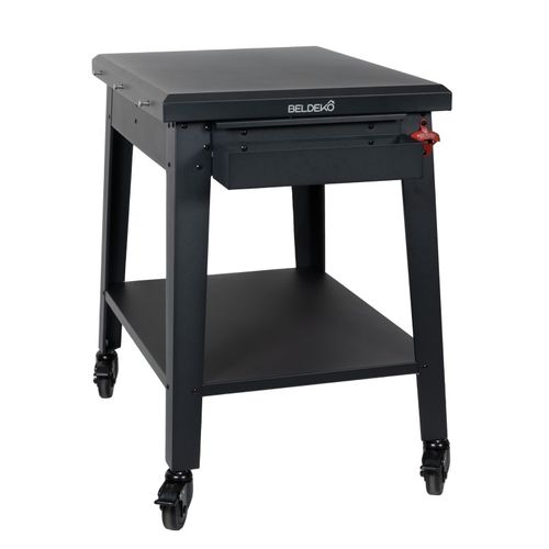 Beldeko Table à Roulettes Extérieur Pour Four à Pizza Et Bbq