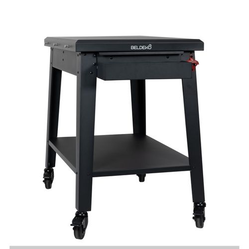 Beldeko Table à Roulettes Extérieur Pour Four à Pizza Et Bbq