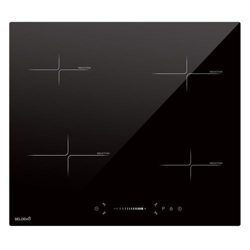 Plaque Induction Encastrable 4 Foyers, 8100 W, Slider Tactile Et Minuteurs