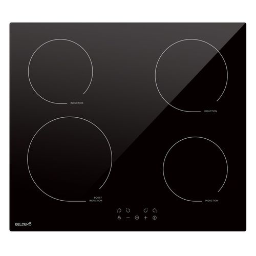 Plaque De Cuisson Induction 4 Foyers - 6800 W - Minuteur / Beldeko