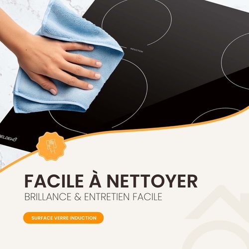 Plaque De Cuisson Induction 4 Foyers - 6800 W - Minuteur / Beldeko