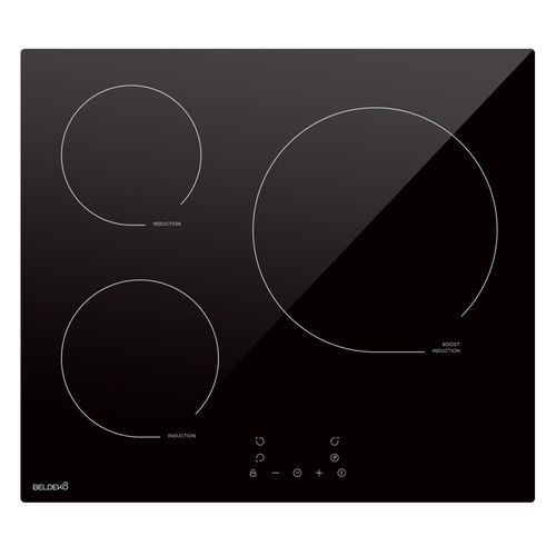 Plaque De Cuisson Encastrable à Induction - 3 Foyers, 6200 W Avec Minuteur Intégré